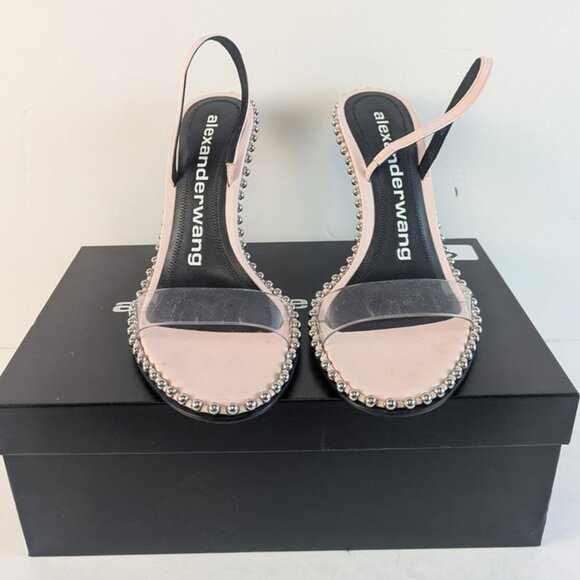 Used Alexander Wang Nova Slingback Stilleto Sandals pale pink - EU 39 | US 9 - Picture 1 of 8